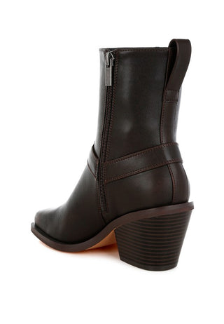 Baccata Elevated Harness Detail Ankle Boots - 1985 the VAULT Boutique