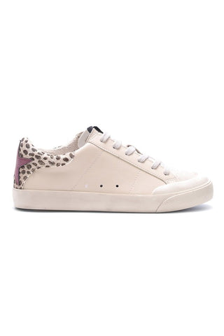 Gold Leopard Lace Up Star  Sneakers - 1985 the VAULT Boutique