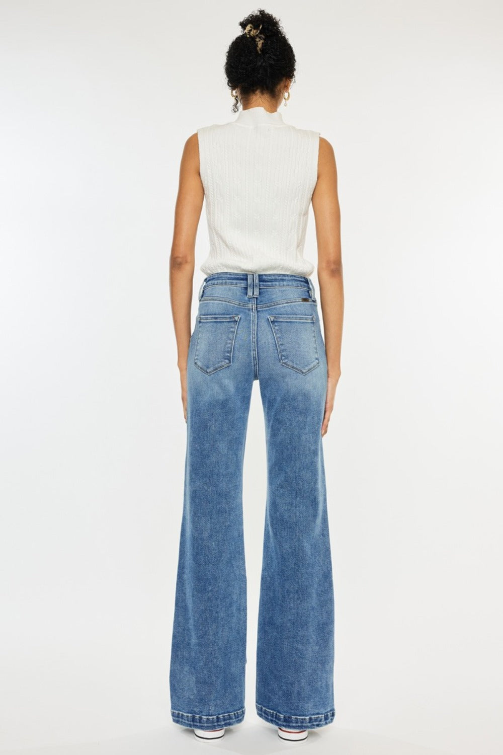 Kancan High Rise Wide Leg Jeans - 1985 the VAULT Boutique