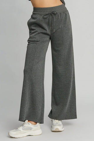 Umgee Full Size Drawstring Wide Leg Pants with Pockets - 1985 the VAULT Boutique