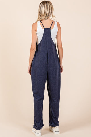 Mittoshop Patch Pocket Wide Leg Sleeveless Jumpsuit - 1985 the VAULT Boutique