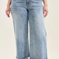 Mary Mid Rise Ankle Wide Leg + Hollywood WB + Fray Hem