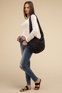 Puff Quilted Crossbody Shoulder Bag - 1985 the VAULT Boutique