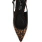 Jahzara Slingback Kitten Heel Sandals - 1985 the VAULT Boutique