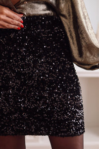 Sequin Mini Skirt - 1985 the VAULT Boutique