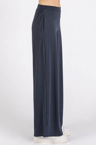 Mittoshop Yoga Air Stretch Elastic Waist Wide Leg Pants - 1985 the VAULT Boutique