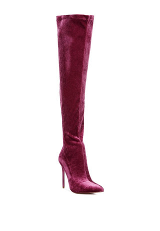 Madmiss Stiletto Calf Boots - 1985 the VAULT Boutique