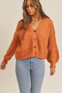 MABLE Long Sleeve Button Down Sweater Cardigan - 1985 THE VAULT