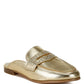 Adam Lane Stud Detail Metallic Pleather Mules - 1985 the VAULT Boutique