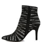 Toget Satin Rhinestone Ankle Party Boots - 1985 the VAULT Boutique