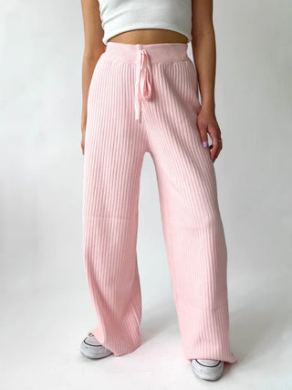 Ribbed Wide Leg Sweater Pants - 1985 the VAULT Boutique