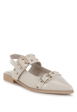 Betula Eyelets & Buckle Detail Flats - 1985 the VAULT Boutique