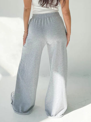 Elastic Waist Wide Leg Pants - 1985 the VAULT Boutique