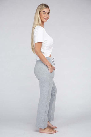 Lounge Wide Pants with Drawstrings - 1985 the VAULT Boutique