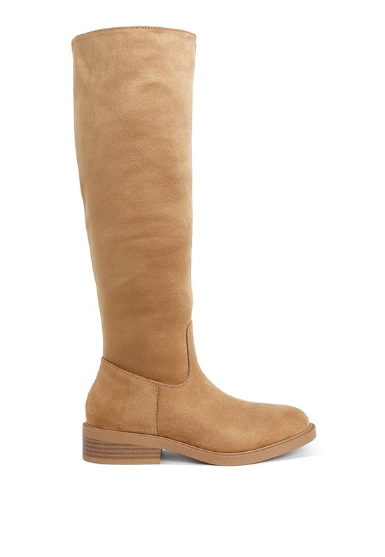 Chiru Round Toe Microfiber Calf Boots - 1985 the VAULT Boutique