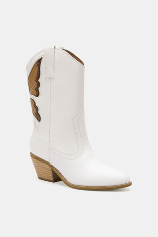 Beast Fashion Butterfly Cut Detail Point Toe Boots - 1985 the VAULT Boutique