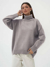 Turtleneck Long Sleeve Sweater - 1985 the VAULT Boutique