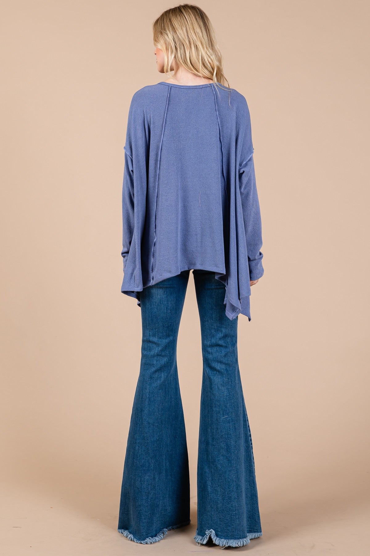 Ces Femme Asymmetrical Long Sleeve top - 1985 the VAULT Boutique