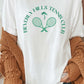 Beverly Hill Tennis Club Palm Trees Graphic Tee - 1985 the VAULT Boutique