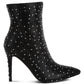 Lobelia Rhinestones Embellished Stiletto Boots - 1985 the VAULT Boutique