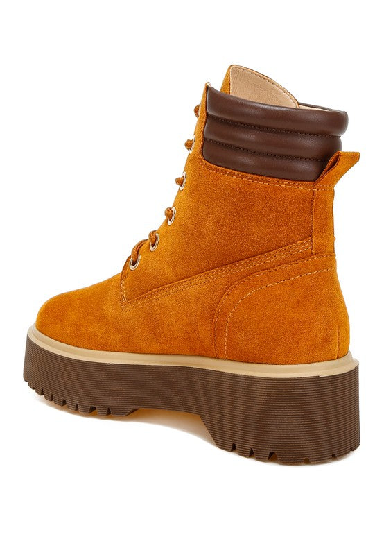 Parula High Ankle Suede Boots - 1985 the VAULT Boutique