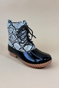 Animal Snakeskin Rainboots