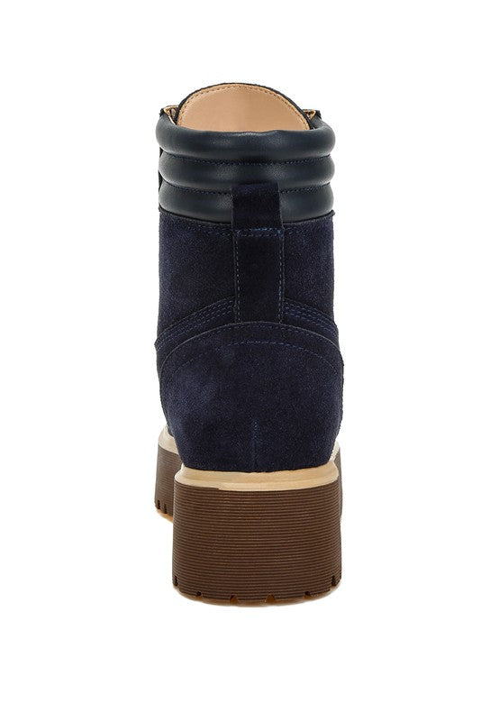 Parula High Ankle Suede Boots - 1985 the VAULT Boutique