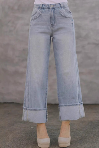 Straight Leg Jeans with Pockets - 1985 the VAULT Boutique