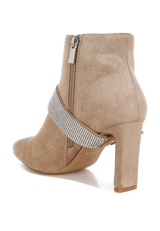 Asagao Diamante & Rhinestones Strap Boots - 1985 the VAULT Boutique