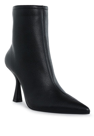 Farnak Pleather Pointed Toe Ankle Boots - 1985 the VAULT Boutique