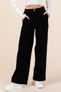 Mittoshop Corduroy Back Elastic Waist Pants - 1985 the VAULT Boutique