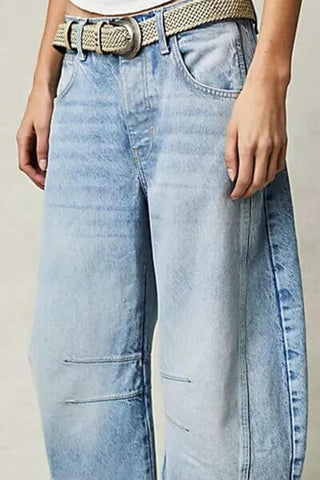 Wide Leg Jeans with Pockets - 1985 the VAULT Boutique