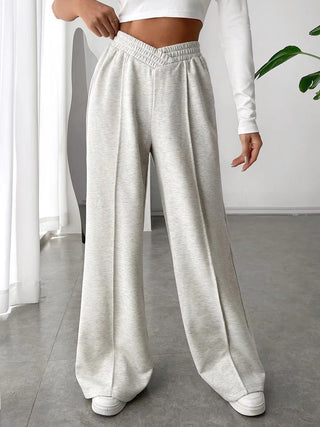 Elastic Waist Wide Leg Pants - 1985 the VAULT Boutique