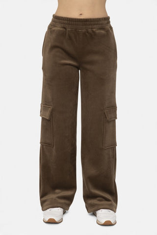 Mono B Elastic Waist Corduroy Cargo Pants - 1985 the VAULT Boutique