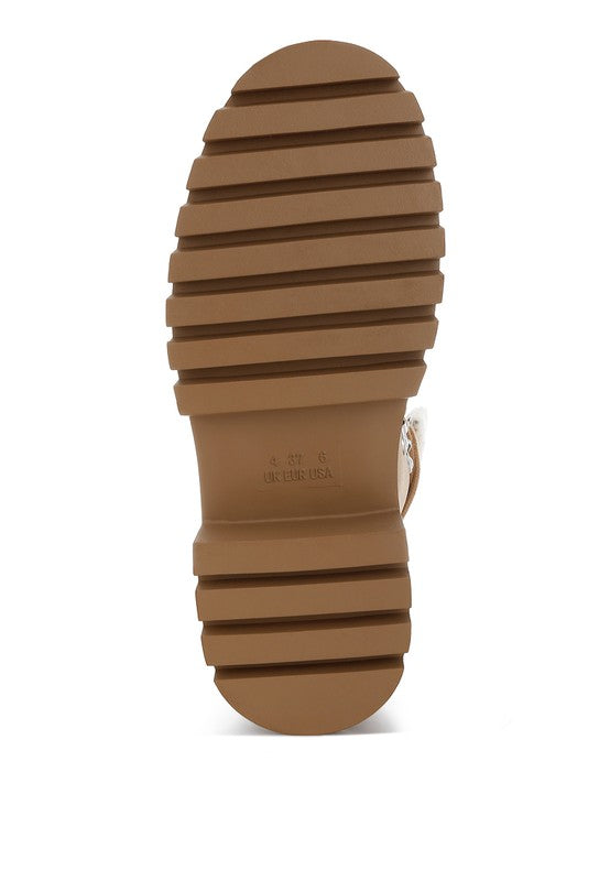 Omul Fleece & Faux Leather Boots - 1985 the VAULT Boutique