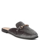 Velvet Buckled Flat Mules - 1985 the VAULT Boutique