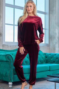 Long Sleeve Top and Pants Lounge Set - 1985 the VAULT Boutique