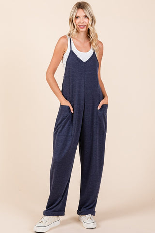 Mittoshop Patch Pocket Wide Leg Sleeveless Jumpsuit - 1985 the VAULT Boutique