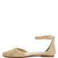 Buqisi Chain Embellished Flat Sandals - 1985 the VAULT Boutique
