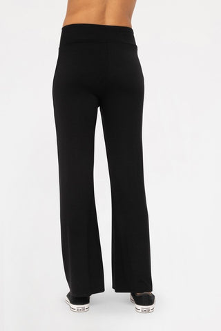 Mono B Cross Pleat Flare Pants - 1985 the VAULT Boutique