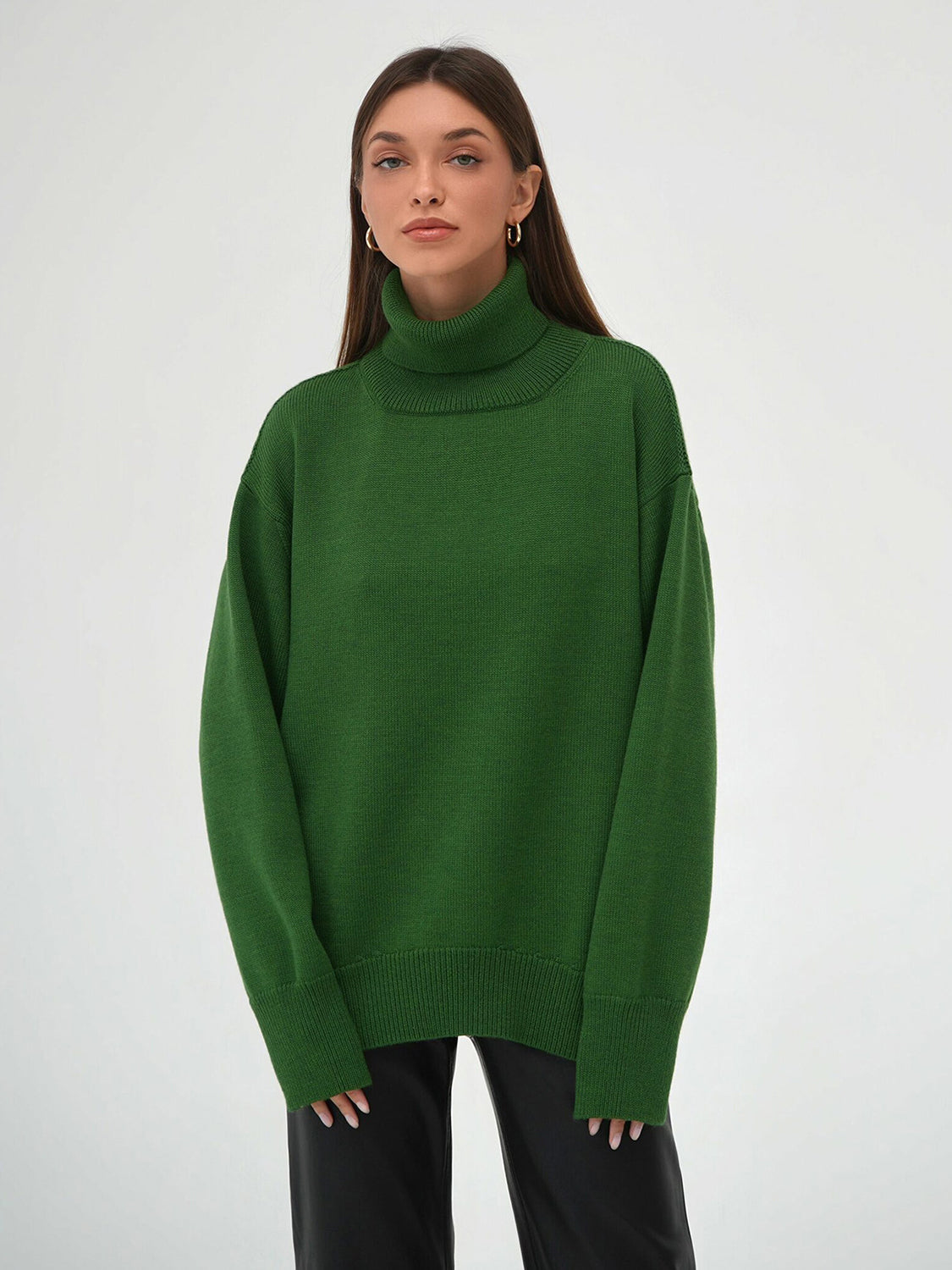 Turtleneck Long Sleeve Sweater - 1985 the VAULT Boutique