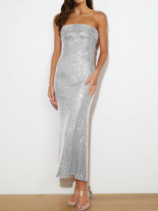 Sequin Cutout Tube Dress - 1985 the VAULT Boutique