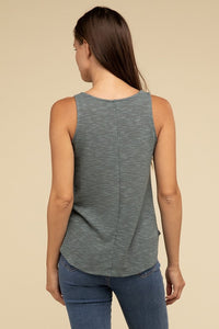 Basic V Neck Sleeveless Cami Top - 1985 the VAULT Boutique