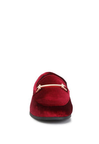 Evelio Horsebit Embellsihed Velvet Loafers - 1985 the VAULT Boutique