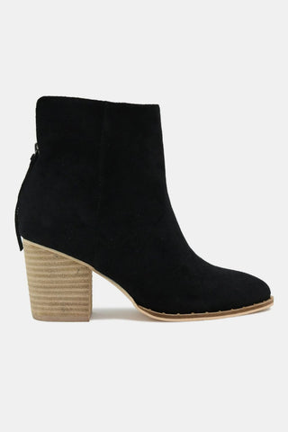 Beast Fashion Suede Point Toe Ankle Booties - 1985 the VAULT Boutique