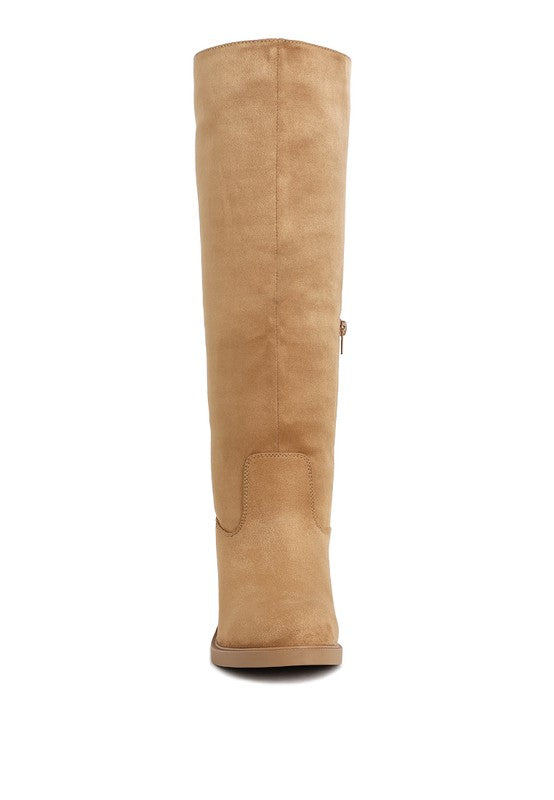 Chiru Round Toe Microfiber Calf Boots - 1985 the VAULT Boutique