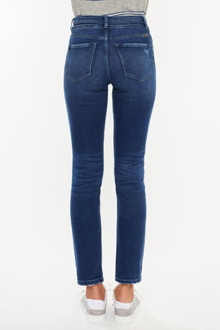 Kancan High Rise Slim Straight Jeans - 1985 the VAULT Boutique