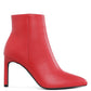 Tatria Textured Stiletto Heel Ankle Boots - 1985 the VAULT Boutique