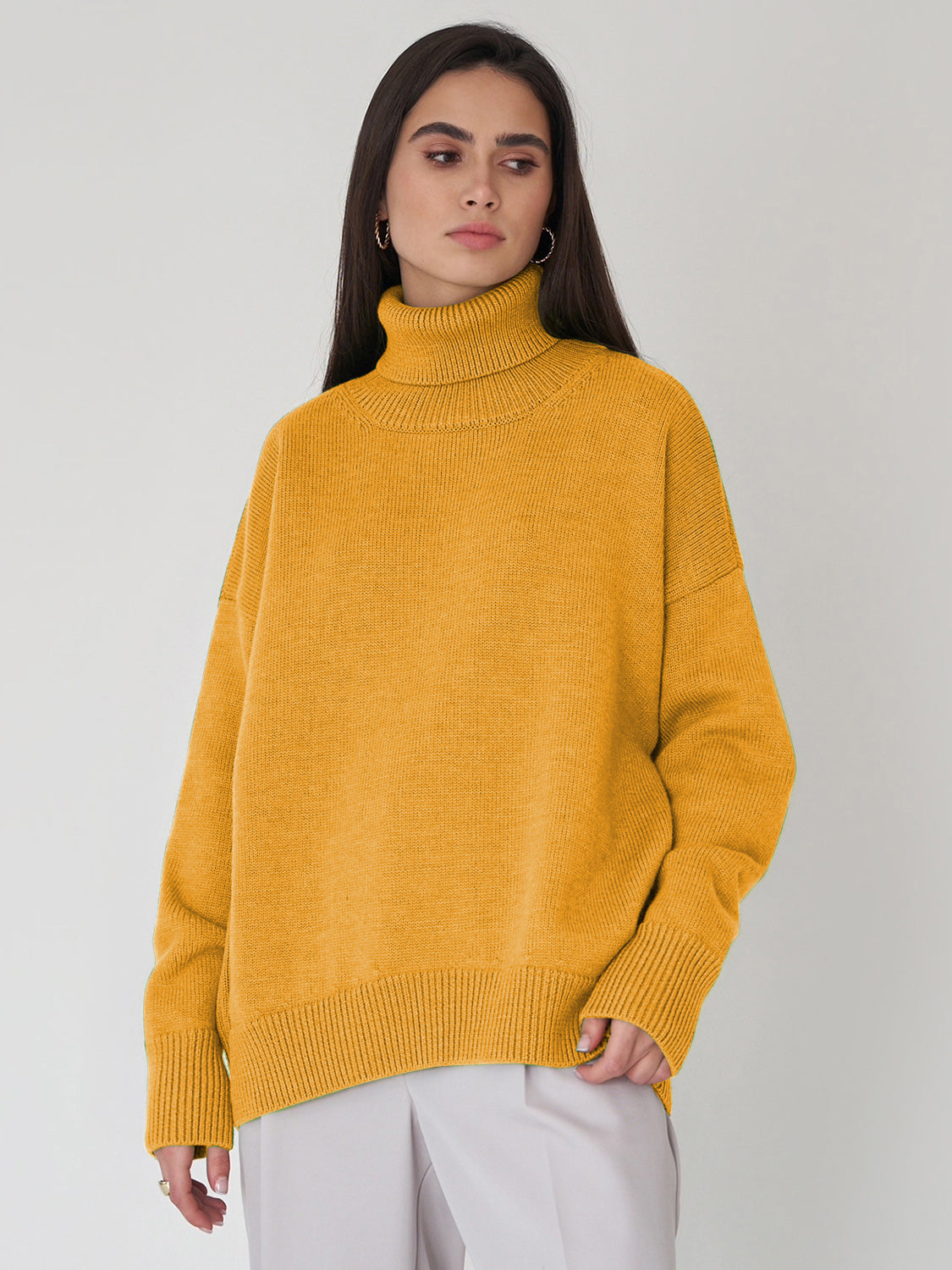 Turtleneck Long Sleeve Sweater - 1985 the VAULT Boutique