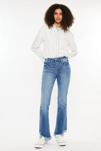 Kancan High Rise Frayed Hem Jeans - 1985 the VAULT Boutique